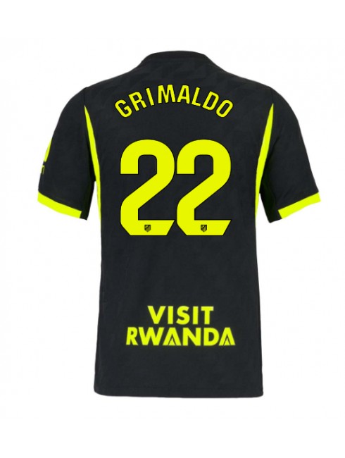 Moški Nogometna dresi replika Atletico Madrid Alejandro Grimaldo #22 Gostujoči 2026-27 Kratek rokav Moški Nogometna dresi replika Atletico Madrid Alejandro Grimaldo #22 Gostujoči 2026-27 Kratek rokav